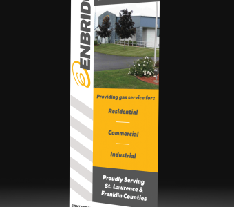 Enbridge St. Lawrence Gas Retractable Banner